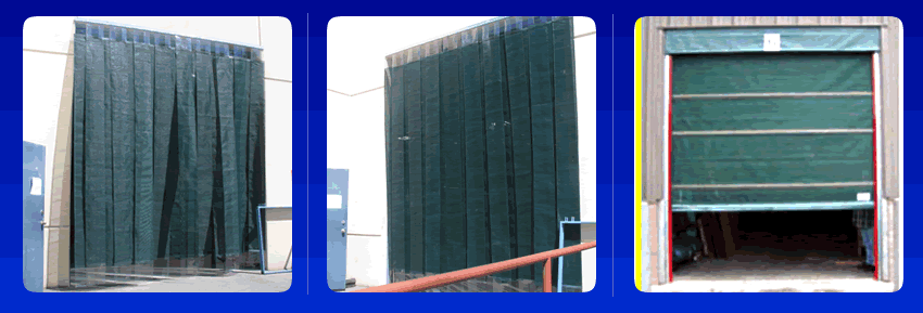 PVC Mesh Doors, Roll Up, sliding-bunching and strip mesh doors